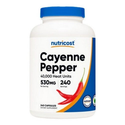 Cayenne Pepper Capsules 240 Count by Nutricost