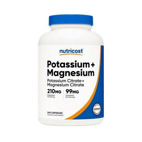 Potassium Plus Magnesium 240 Caps by Nutricost