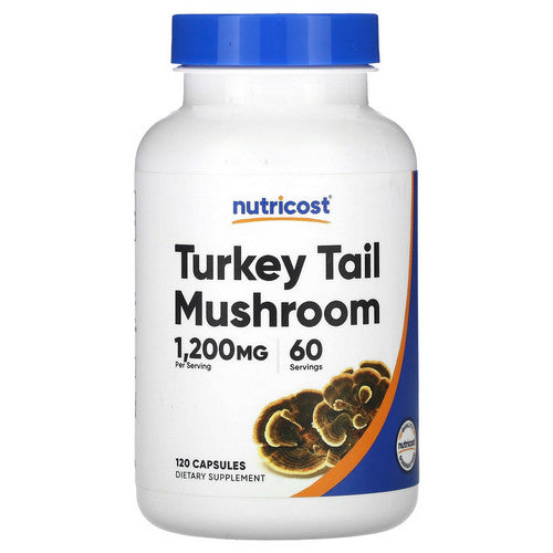 Turkey Tail Mushroom 120 Caps by Nutricost