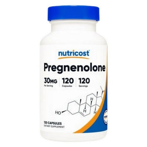 Pregnenolone Capsules 120 Count by Nutricost