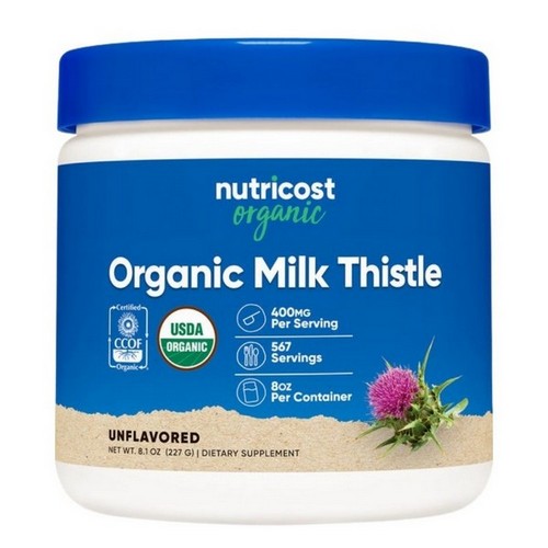 Milk Thistle Powder Organic 8 Oz by Nutricost
