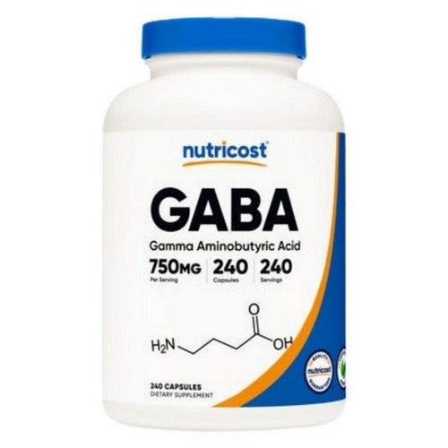 GABA Capsules 240 Count by Nutricost