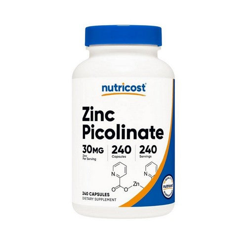 Zinc Picolinate 240 Caps by Nutricost