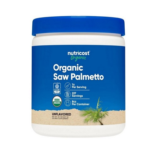 Organic Saw Palmetto Unflavoured 8 Oz by Nutricost