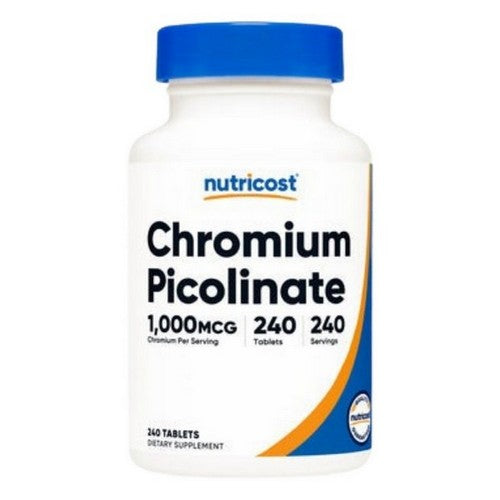 Chromium Picolinate Tablets 240 Count by Nutricost