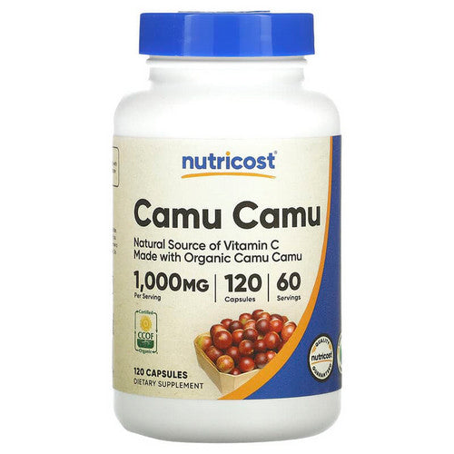 Camu Camu Capsules MWO 120 Count by Nutricost