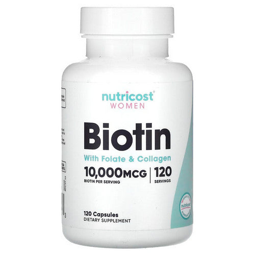 Biotin for Women Capsules 120 Count by Nutricost