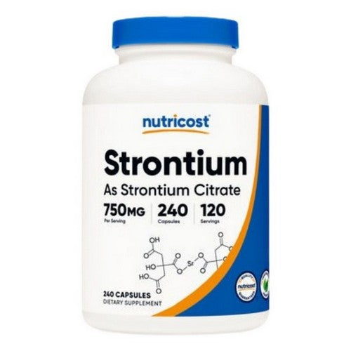 Strontium Capsules 240 Count by Nutricost