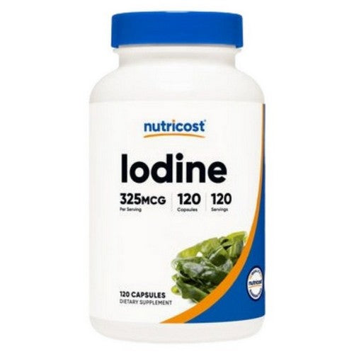 Iodine Capsules 120 Count by Nutricost