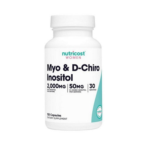 Women Myo And D-Chiro Inositol 120 Count by Nutricost