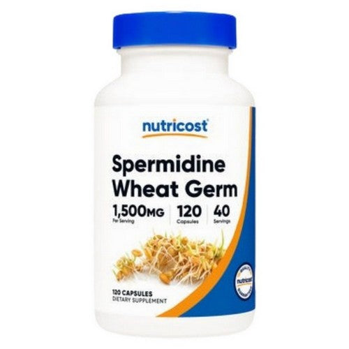 Spermidine Wheat Germ Capsules 120 Count by Nutricost