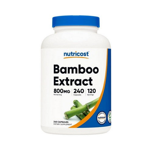 Bamboo Extract Capsules 240 Count by Nutricost