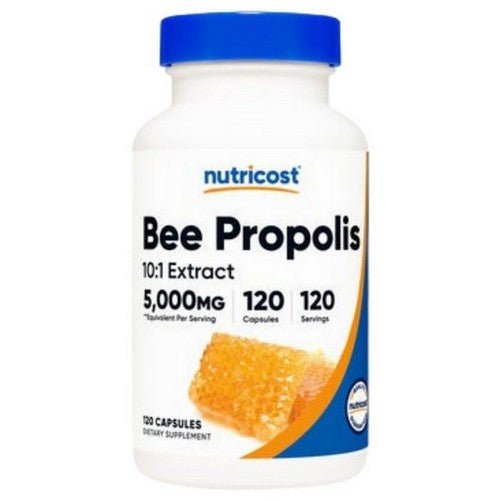 Bee Propolis Capsules 10:1 120 Count by Nutricost