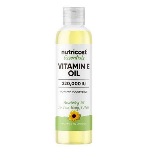 Essentials Vitamin E Oil 8 Oz by Nutricost