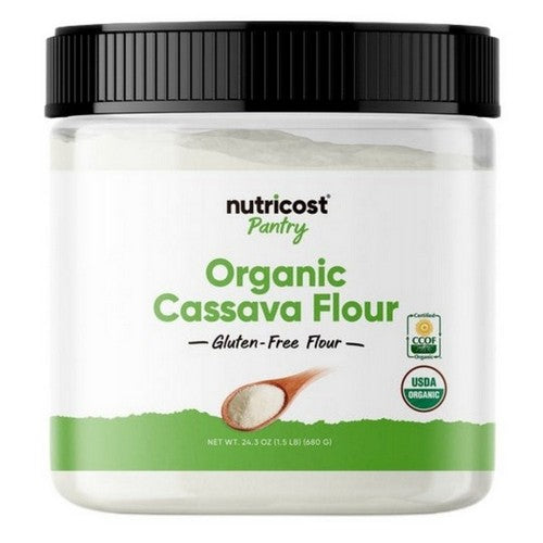 Organic Pantry Cassava Flour Powder 1.5 Lbs by Nutricost