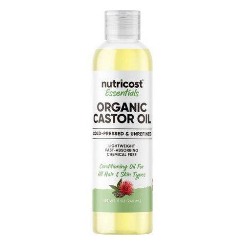 Essentials Castor Oil Organic 8 Oz by Nutricost