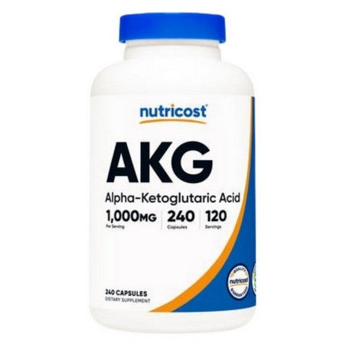 AKG Capsules 240 Count by Nutricost