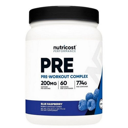 Preworkout Complex Blue Raspberry 60 Servings by Nutricost
