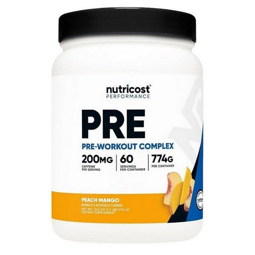Preworkout Complex Peach Mango 60 Servings by Nutricost