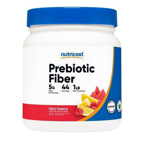 Prebiotic Fiber Powder Fruit Punch 1 Lb by Nutricost