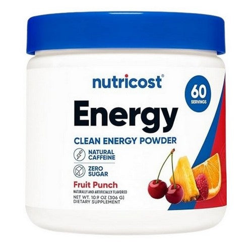 Energy Complex Powder Fruit Punch 60 Servings by Nutricost