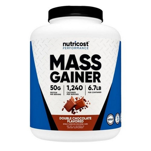 Mass Gainer Powder Double Chocolate 6.7 Lbs by Nutricost