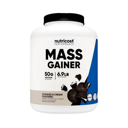 Mass Gainer Cookies N Cream 6.9 Lbs by Nutricost