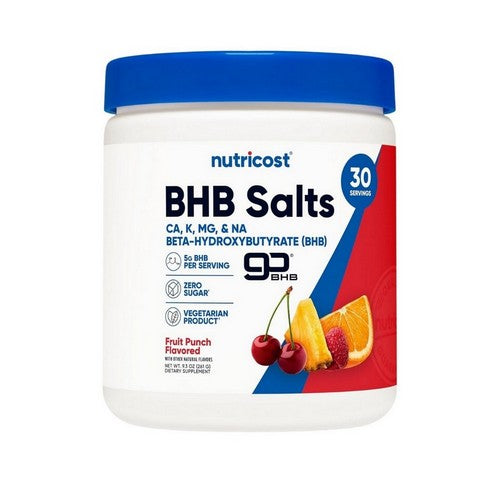 Bhb Salts Gobhb Fruit Punch 9.3 Oz by Nutricost