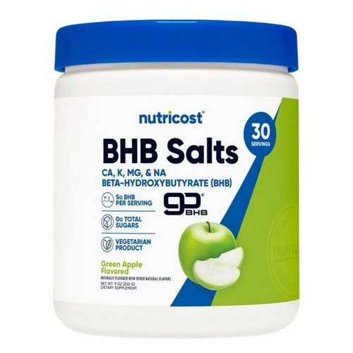 Ketone BHB 4-in-1 Powder Green Apple 30 Serving by Nutricost