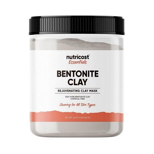 Essentials Bentonite Clay Rejuvenating Clay Mask 1 Lb by Nutricost