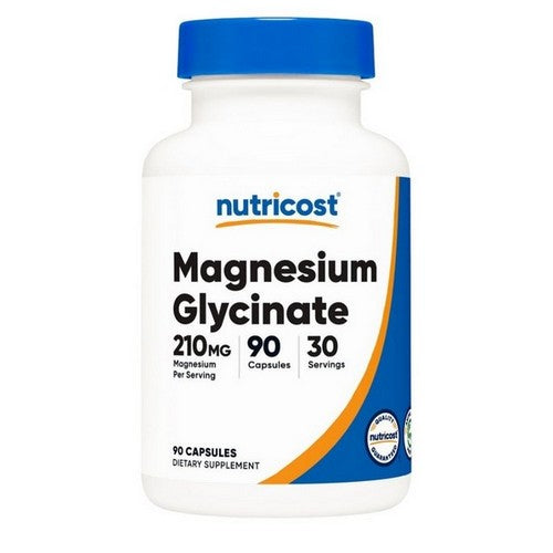 Magnesium Glycinate Capsules 90 Count by Nutricost
