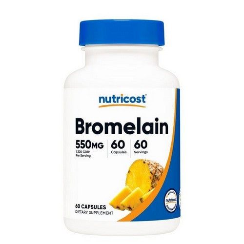 Bromelain Capsules 60 Count by Nutricost