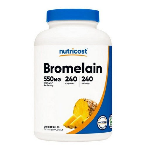 Bromelain Capsules 240 Count by Nutricost
