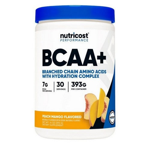 BCAA + Hydration Powder Peach Mango 30 Serving by Nutricost