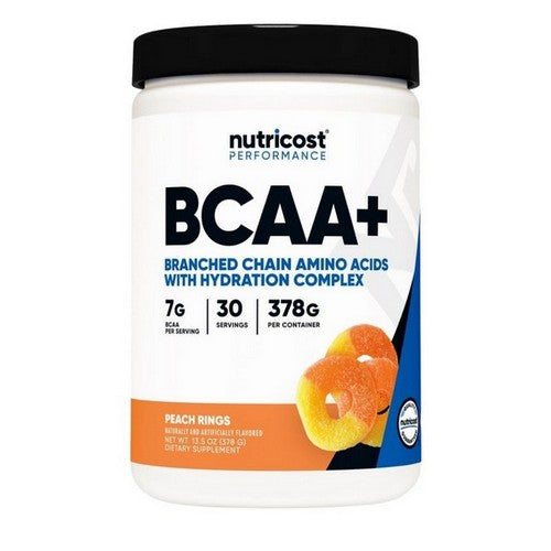 BCAA + Hydration Powder Peach Ring 30 Serving by Nutricost