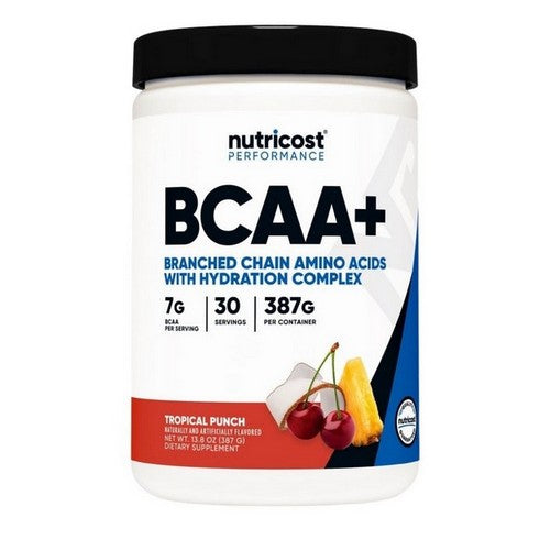 BCAA + Hydration Powder Tropical 30 Serving by Nutricost