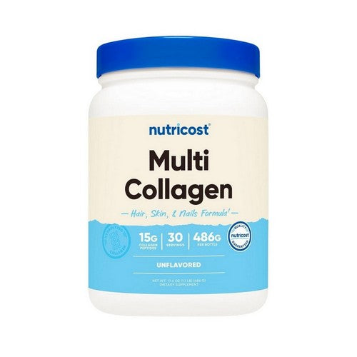 Multi Collagen Protein Complex Unflavoured 1.1 Lb by Nutricost