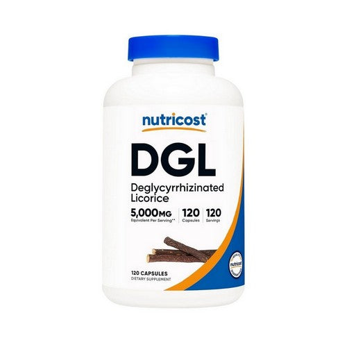 DGL Capsules 120 Count by Nutricost
