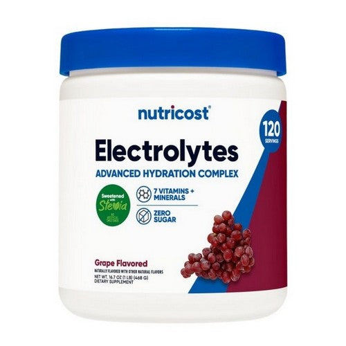 Electrolytes Hydration Complex Grape 120 Servings by Nutricost