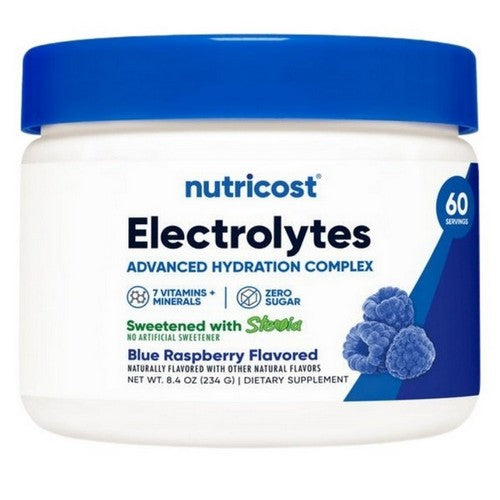 Electrolytes Hydration Complex Blue Raspberry 60 Servings by Nutricost