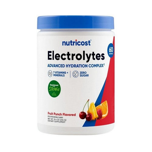 Electrolytes Advanced Hydration Complex Fruit Punch 8.4 Oz by Nutricost