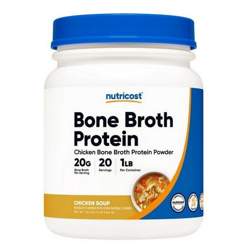 Chicken Bone Broth Protein Powder Chicken Soup 20 Servings by Nutricost