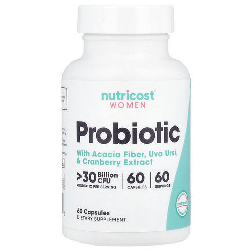Probiotic For Women Capsules 30 Billion CFU 120 Count by Nutricost