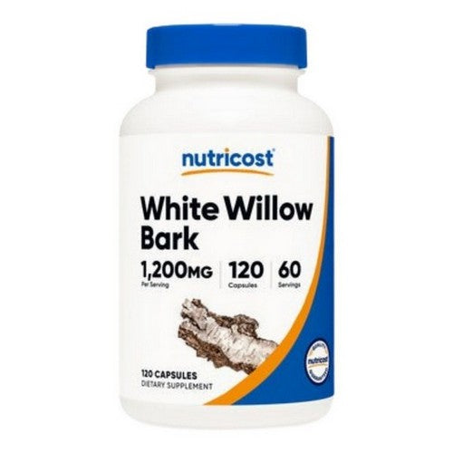 White Willow Bark Capsules 120 Count by Nutricost