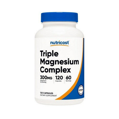 Triple Magnesium Complex Capsules 120 Count by Nutricost