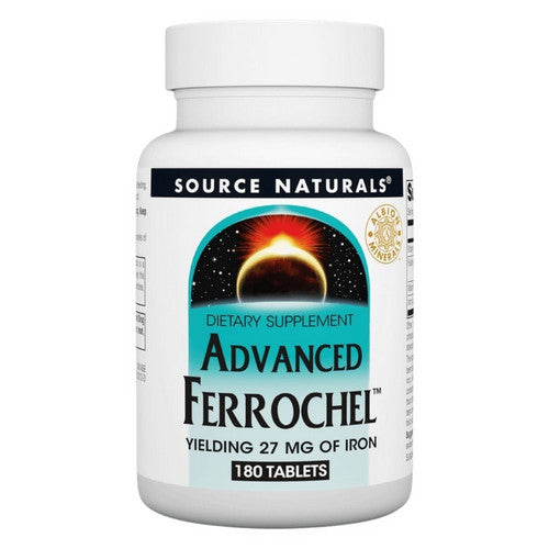 Advanced Ferrochel 180 Tabs by Source Naturals