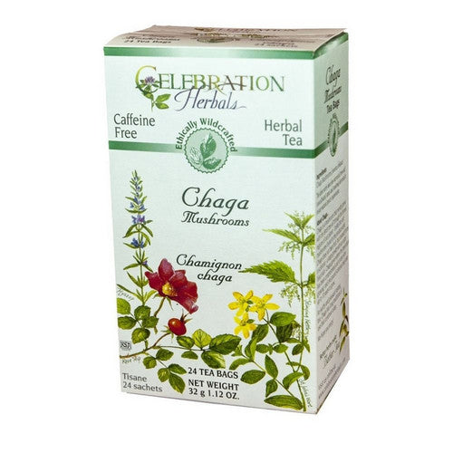 Chaga Tea Organic 24 Count by Celebration Herbals