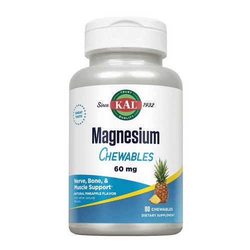 Magnesium Chewable 90 Count by Kal