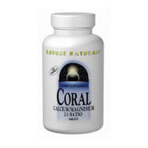 Coral Calcium & Magnesium 2:1 Ratio 180 Tabs by Source Naturals