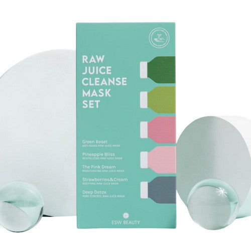 Raw Juice Cleanse Mask Set 1 Count by ESW Beauty